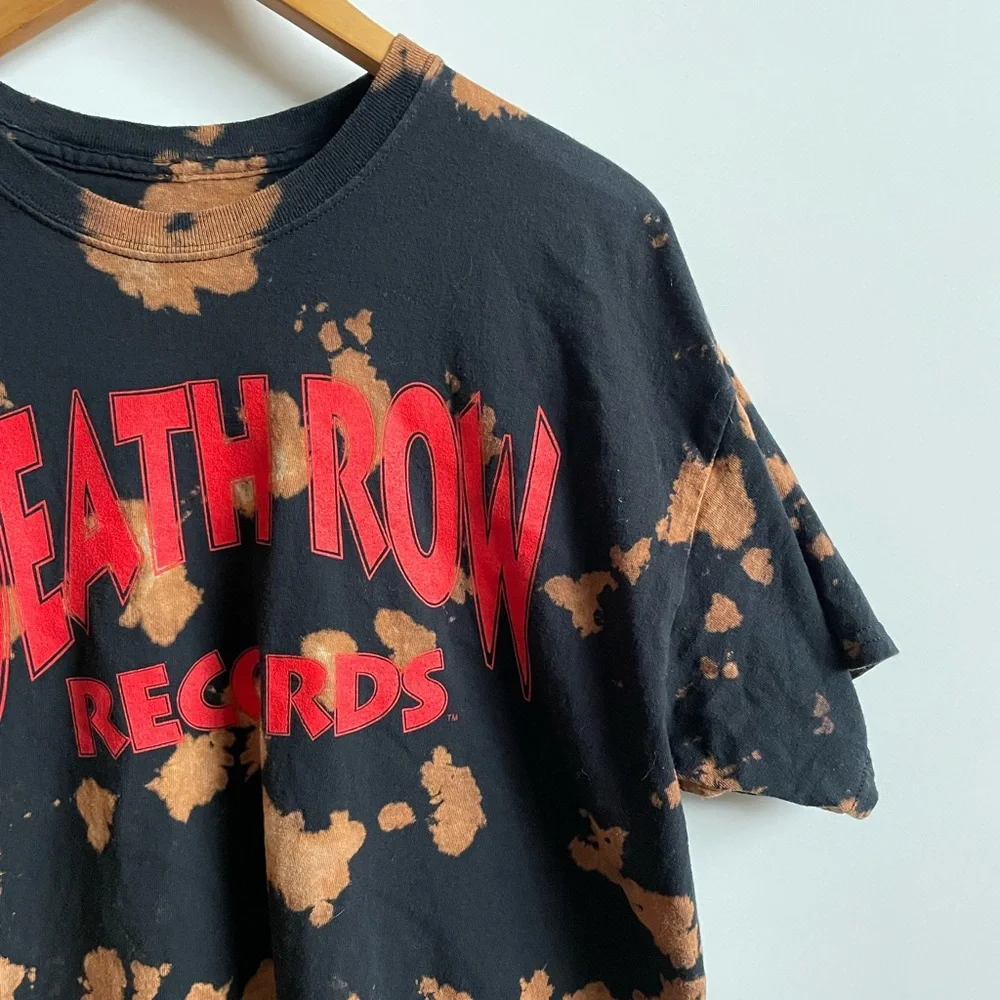 Death Row Records Tie dye cotton Tee - Picture 7 of 8